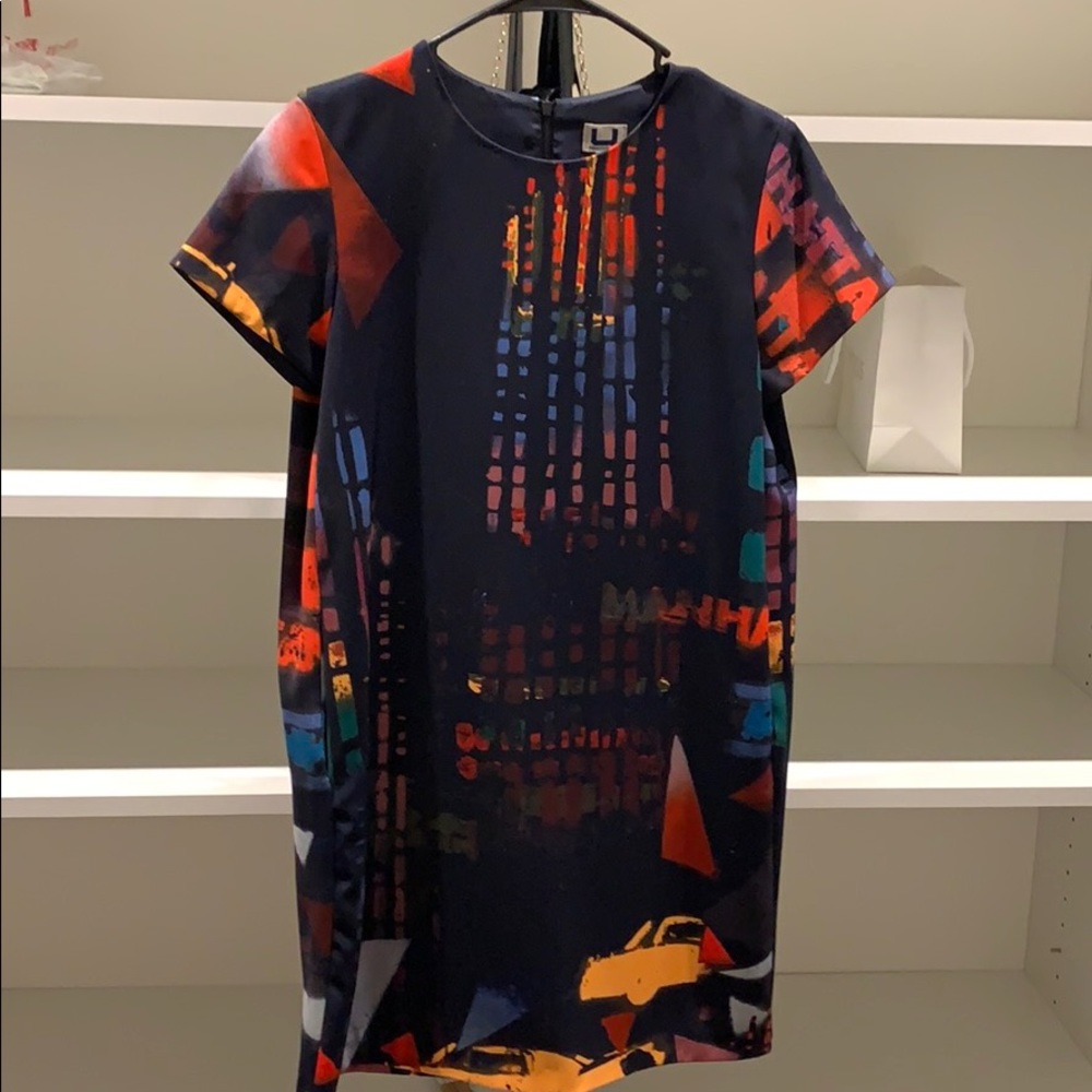 Adolfo Dominguez Abstract Shift Dress